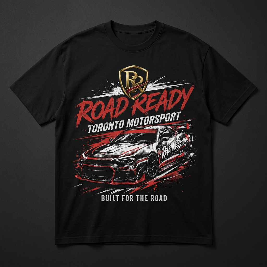 Road Ready Motorsport Tee — Toronto Road Ready clothing
