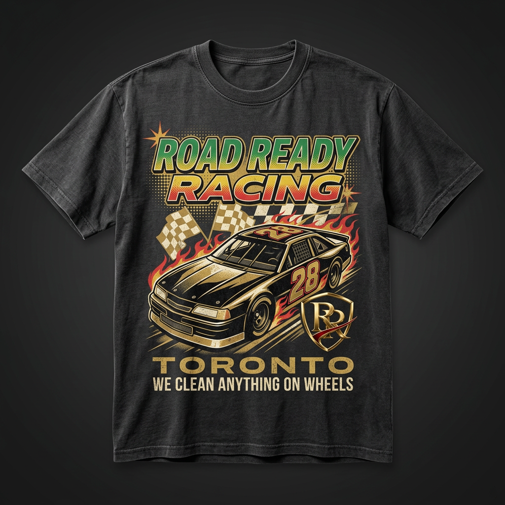 Road Ready Racing Tee — Toronto Road Ready clothing