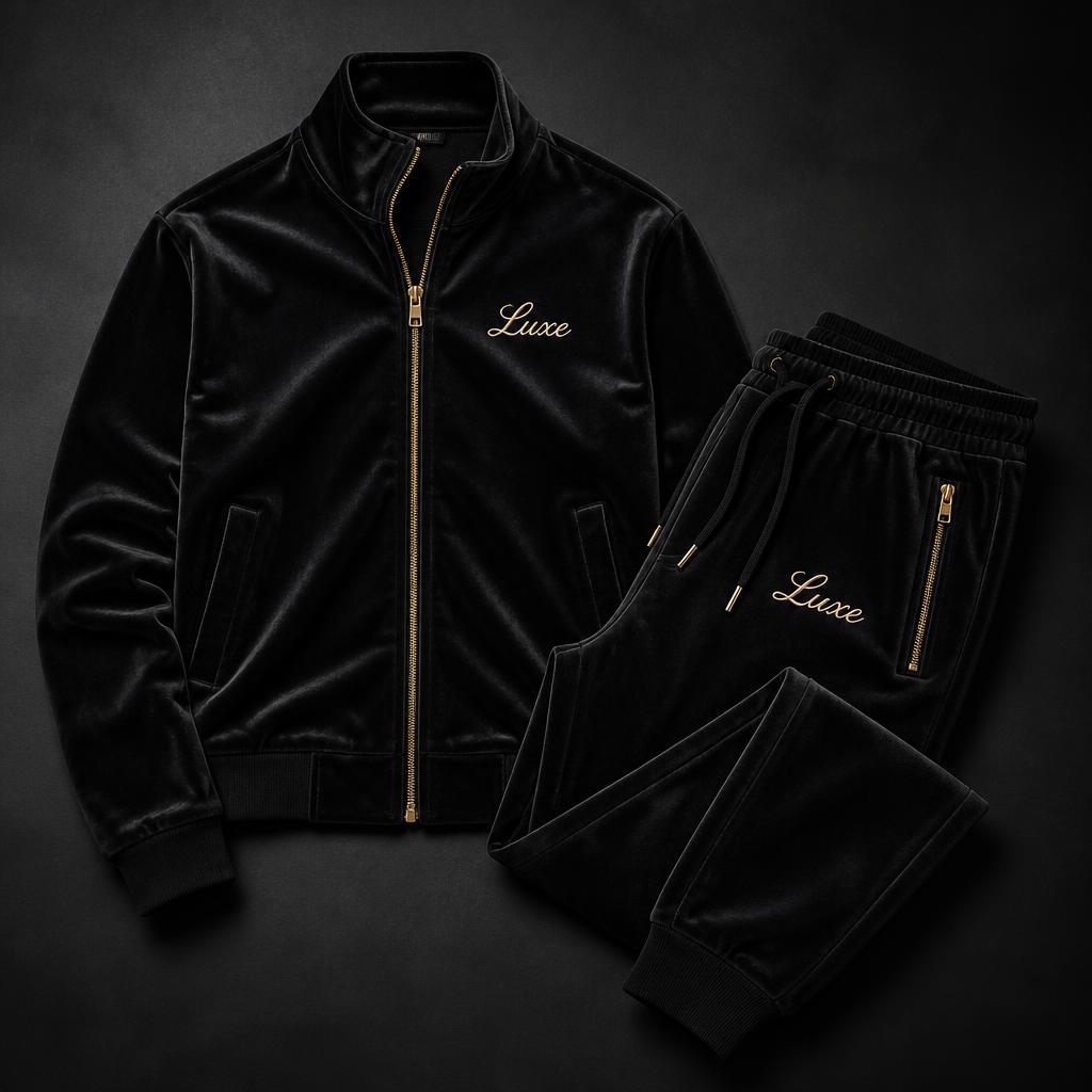 Showroom Velour Tracksuit — Toronto Road Ready clothing